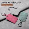 Ji Yue 01 Card Key Case: High-End 2023 Leather Protective Cover with Buckle