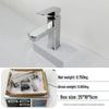 Artistic Basin Faucet: Elevated Single Hole, Dual Temperature Control for Bathroom Sink