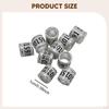 100 Pieces Pigeon Leg Rings Dove Poultry Supplies Reusable Identifying Bands Tags for