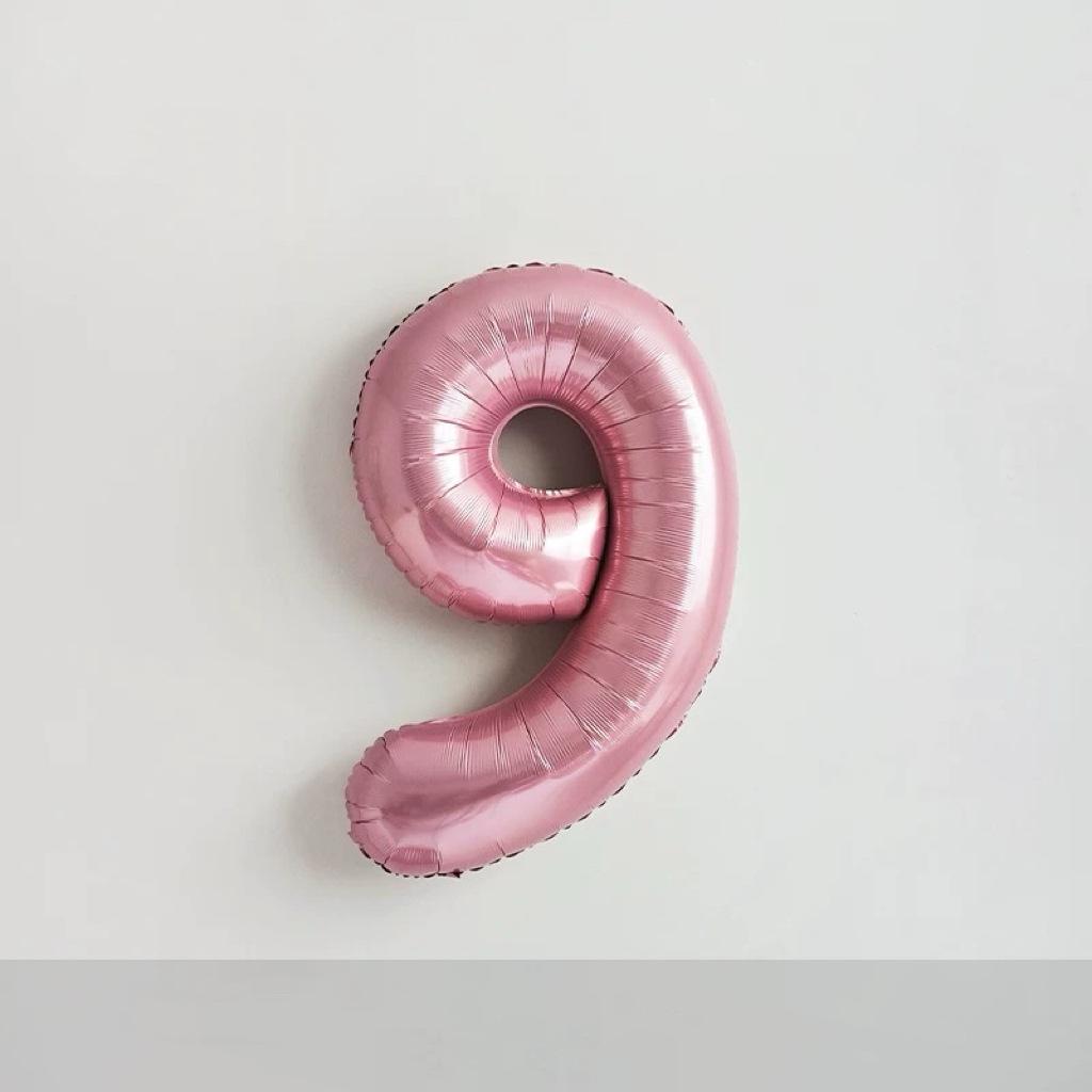 40-Inch Cream Number Balloon for Kids' First Birthday Party Decoration