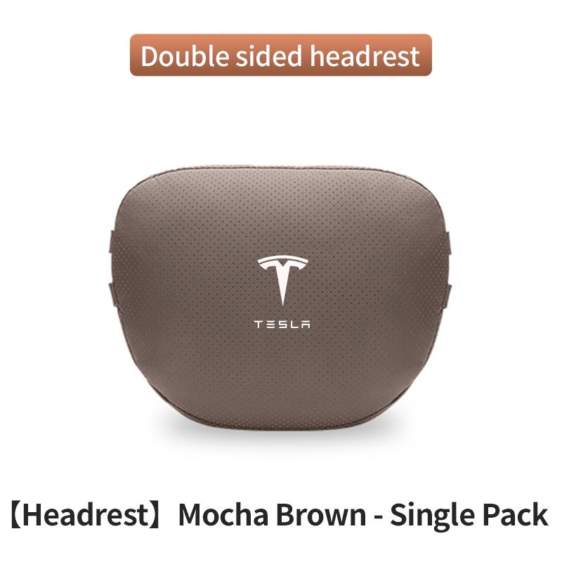 Support de tête pour voiture, support lombaire, coussin de soutien lombaire, oreiller de cou pour Tesla Model 3, Model Y, Model S, Model X, accessoires d'intérieur de voiture