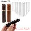 Stainless Steel Knit and Crochet Elderly Blind Knitting & Crochet Sewing Needles Diy Automatic Threading Needles Kit Sticks Hook