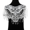 Ming style standing collar, Tn Plus Running Shoes Han lace embroidery, Han and Western fusion tassel shawl, hollowed out cloud shoulder AL102-1-2