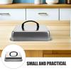 Stainless Steel Multi-Use Pan Cover, BBQ Grill Lid, For Burgers Steak Cheese Melting Dome, Cookware Accessories Rectangular Lid