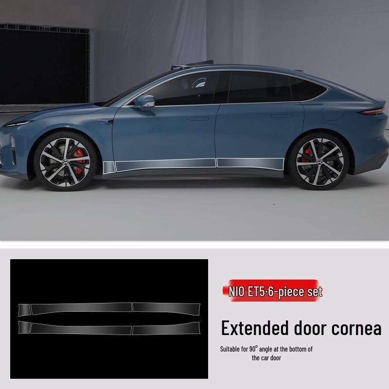 NIO ET5 Kundenspezifische Tür Ecke TPU Lackschutzfolie Kratzschutzaufkleber
