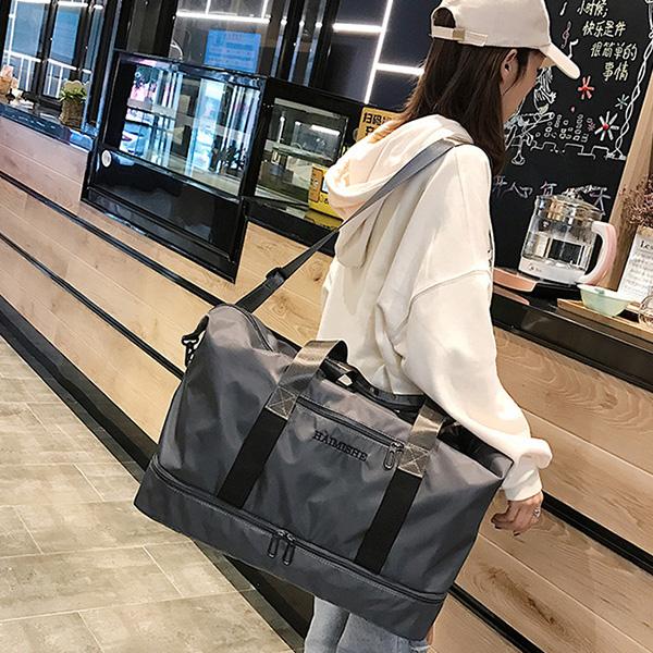 Gym Fitness Training Yoga Bag Waterproof Sports Travel Duffel Bag Large Capacity Dry and Wet Separation Duffel Bag