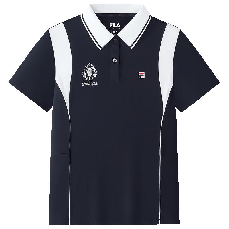 FILA Boys' Short Sleeve Knit Polo Shirt