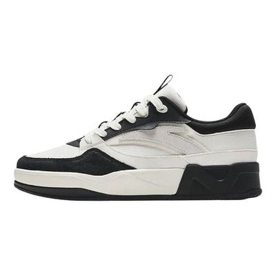 C37 Series Thick Sole Height Increasing Non-Slip Wear-Resistant Low-Top Skate Shoes Men Sneaker Black White 912338003-3
