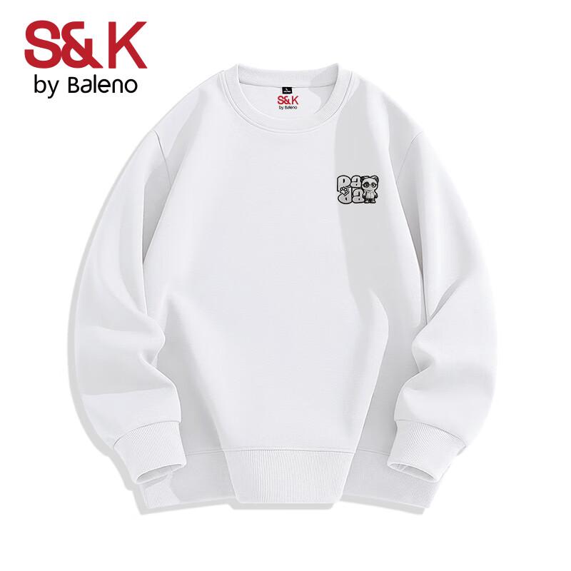 Baleno S&K Series Men's Crew Neck Pullover Sweatshirt with Panda Graphic
