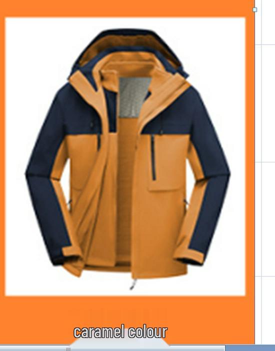 

Unisex 3-in-1 Windproof Waterproof Jacket Set: Ideal for Spring, Autumn, Winter, and Mountaineering XS