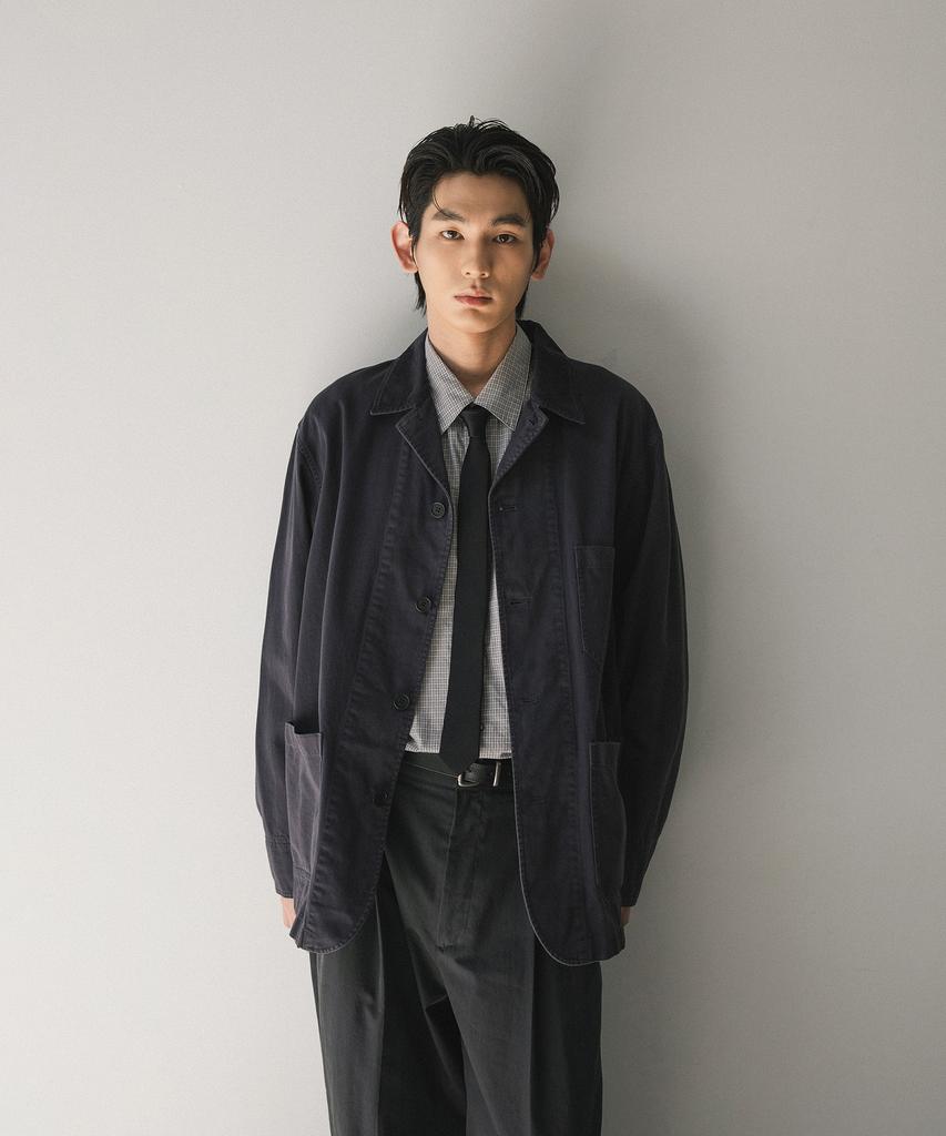 Another Office Hermit Garment Coverall Jacket (Smoky Indigo)