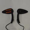 Oglinzi LED Semnalizare Custom Dynamics Negre Pentru Sportster 883 1200 1990-2021