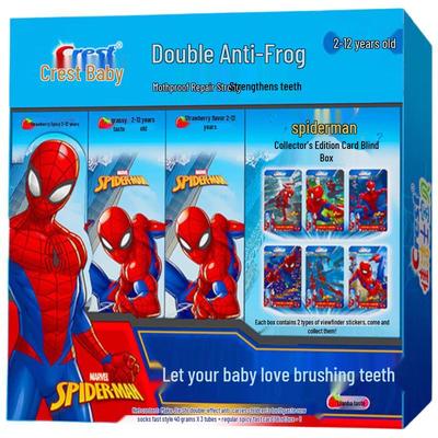 Crest Dual-Effekt Anti-Karies Kinderzahnpasta mit Spider-Man (3er-Geschenkset)