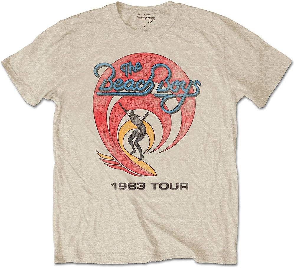 

Оригинальная винтажная футболка The Beach Boys 1983 года, тур, цвет песка, S M L XL 2XL, НОВАЯ, унисекс L