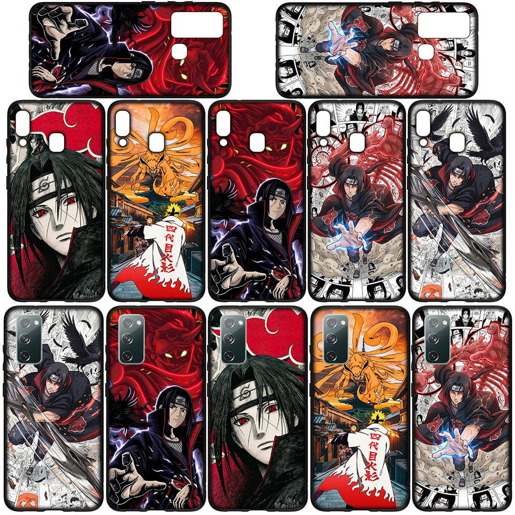 Phone Case for iPhone 17 15 16 Plus Redmi Note 14 12 11 13 Pro Max Huawei P30 P20 Lite OPPO A60 A40 A80 A38 A54 A17 Anime Uchiha Itachi Narutos Cover