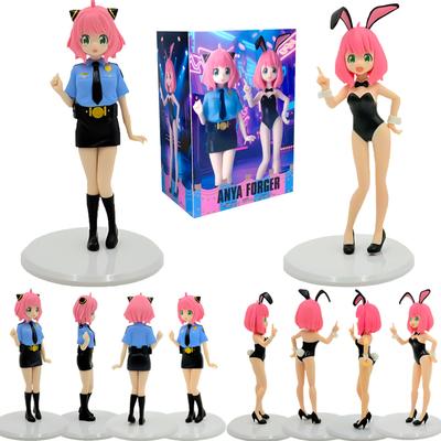 Action Figure Kawaii di Ragazza Anime SpyX Family Anya Forger Cosplay Statuetta da Tavolo alla Moda Decorazione per Custodia Sorpresa Regalo all'Ingrosso