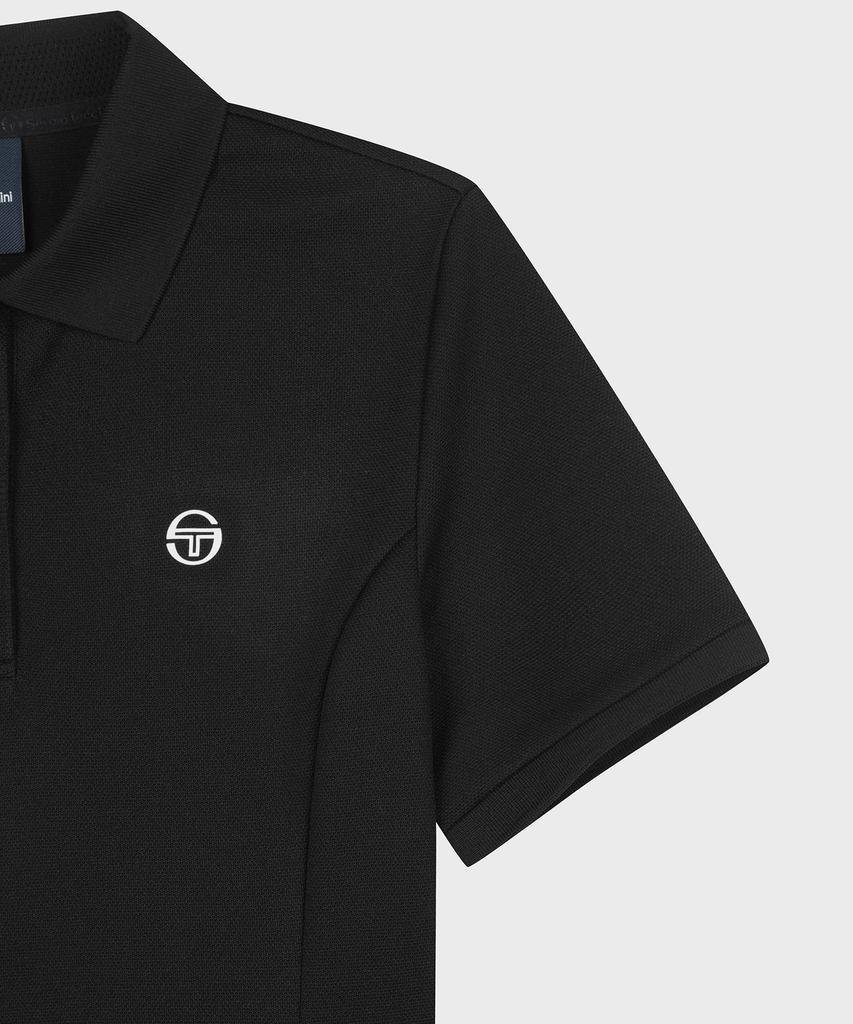 SERGIO TACCHINI W Pique Polo Dress (Black)