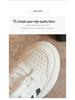2025 Kids' Plus Velvet Non-Slip White Sports Shoes for Boys and Girls