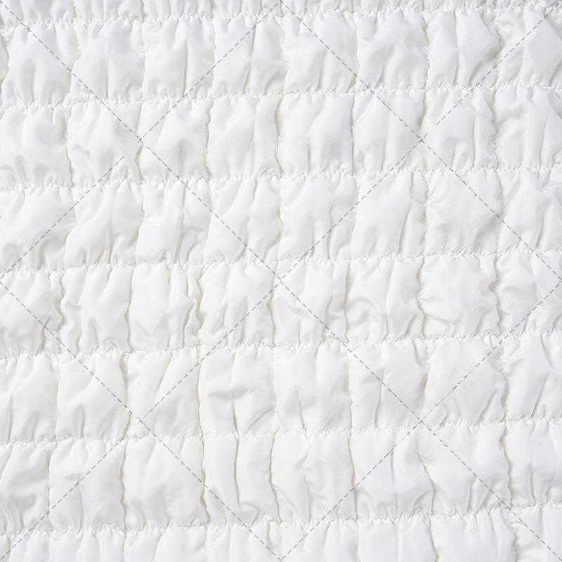 Elastic Checkered Quilted Embroidered Fabric Spring Yarn-spun Cloud Bag Cotton Fabric DIY Pet Clothing, Hand Warmer Treasure Bag
