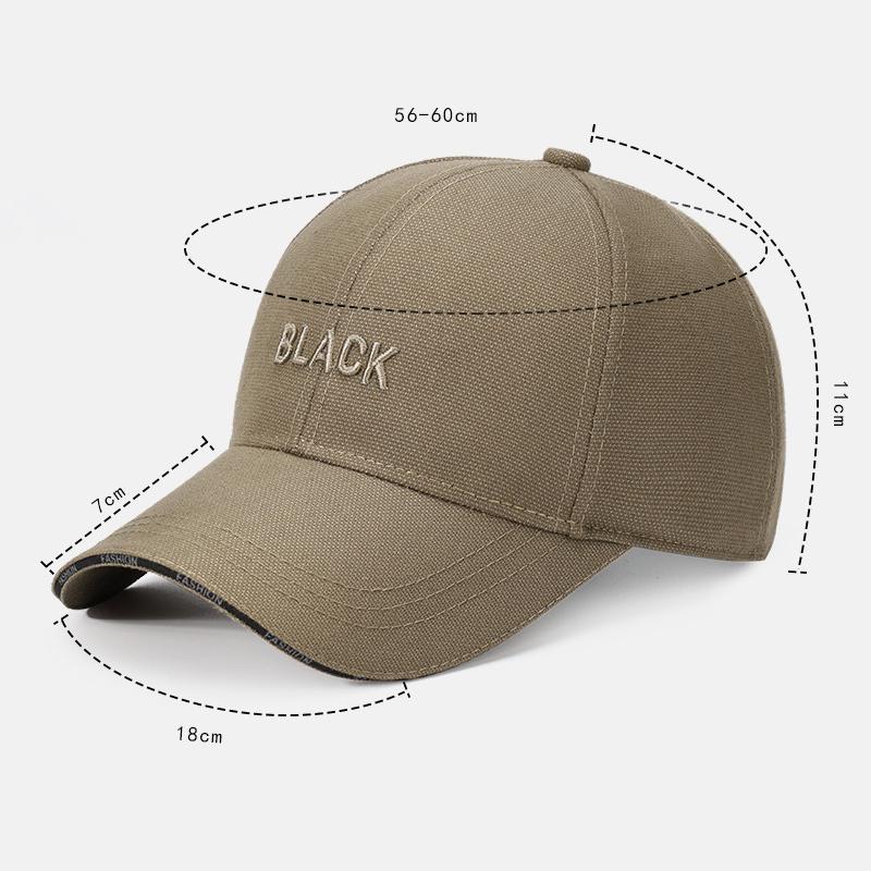 Four Seasons Cap Middle-aged and Elderly Embroidered Baseball Cap Outdoor Sports Sunscreen Hat