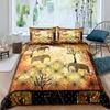 Tribal Ethnic Elephant Duvet Cover Exotic Style Bedding Set Boho Mandala Flower Paisley Quilt Cover Polyester Comforter Cover