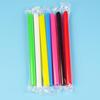 100PCS Disposable Jumbo Colored Straw Pearl Milk Tea Bubble Tea Juice Drink Beverage Drinking Straw Party Supplies 19cm
