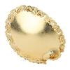 European Cake Stand Golden Fruit Tray Candy Serving Plate Oval Snack Dessert Storage Plate for Home