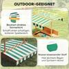 Kids Square Wooden Sandpit, Children Sandbox Outdoor Playset