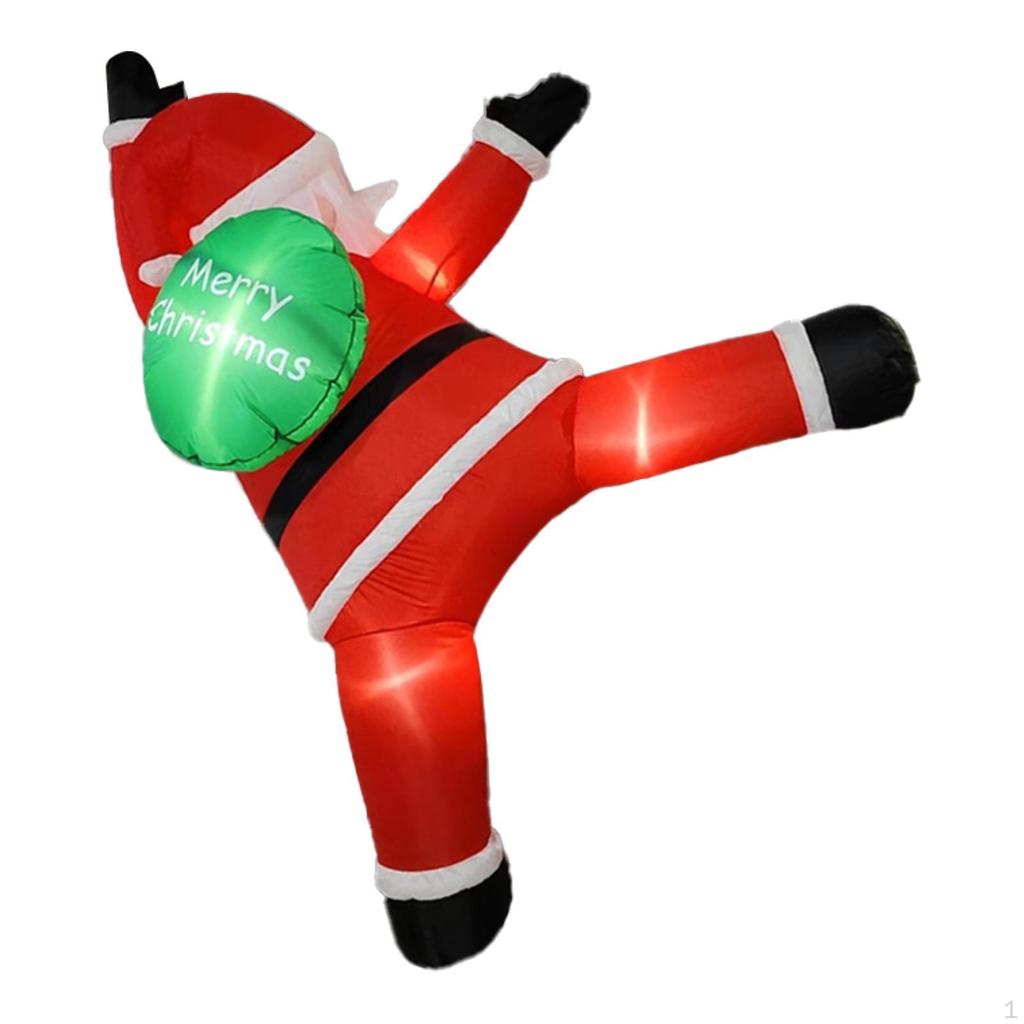 Christmas Decoration Outdoor Inflatable Climbing Santa Claus Indoor Inflatables with Built