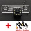 AHD Fisheye 12LED Dynamic Trajectory Car Rear View Camera For Skoda Octavia 5 A5 2008 2009 2010 2011 2012 2013 2014 2015