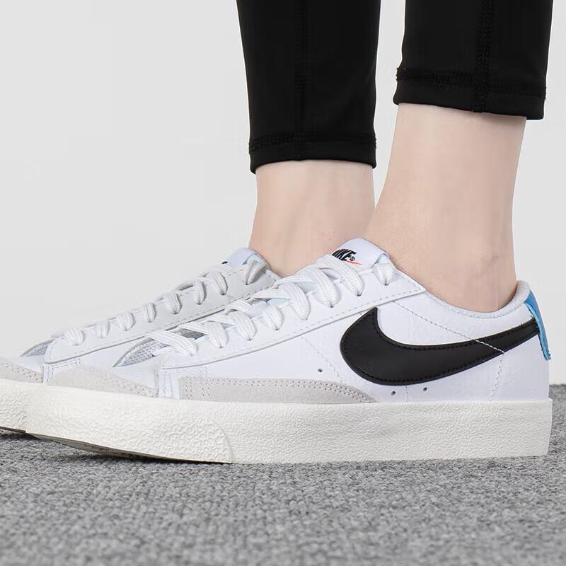 Nike Blazer Low 77 Vintage White Blue Black Sneakers DA4074-111