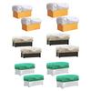 2pcs Drawstring Square Planter Winter Frost Protection Cover Elastic Hem Plant Cold Protection Cover