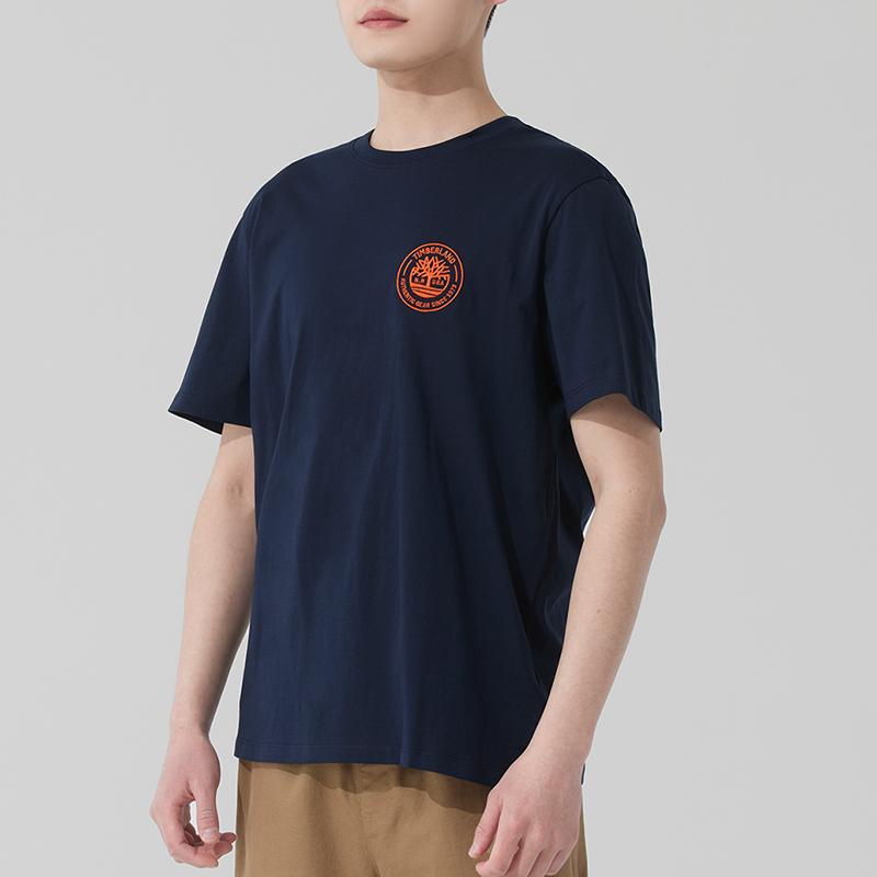 Timberland T Shirt Men's Navy Blue A6BA4-433