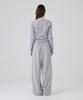 DANGLEDROP Dgdp Square Logo Wide Sweatpants_Melange Grey