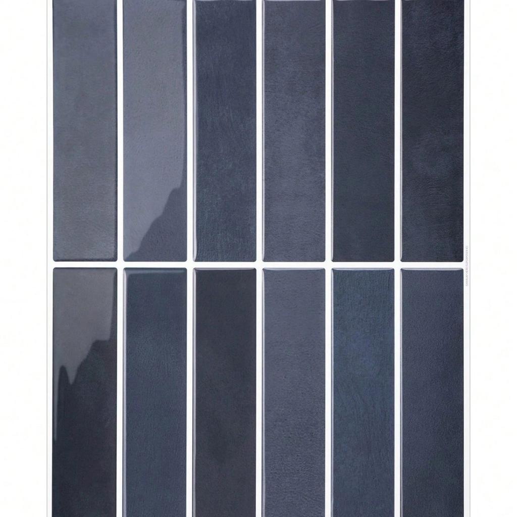 Chinese Line Retro Pattern Floor Bathroom Kitchen Floor Wall Waterproof and Oil-proof Tile Sticker