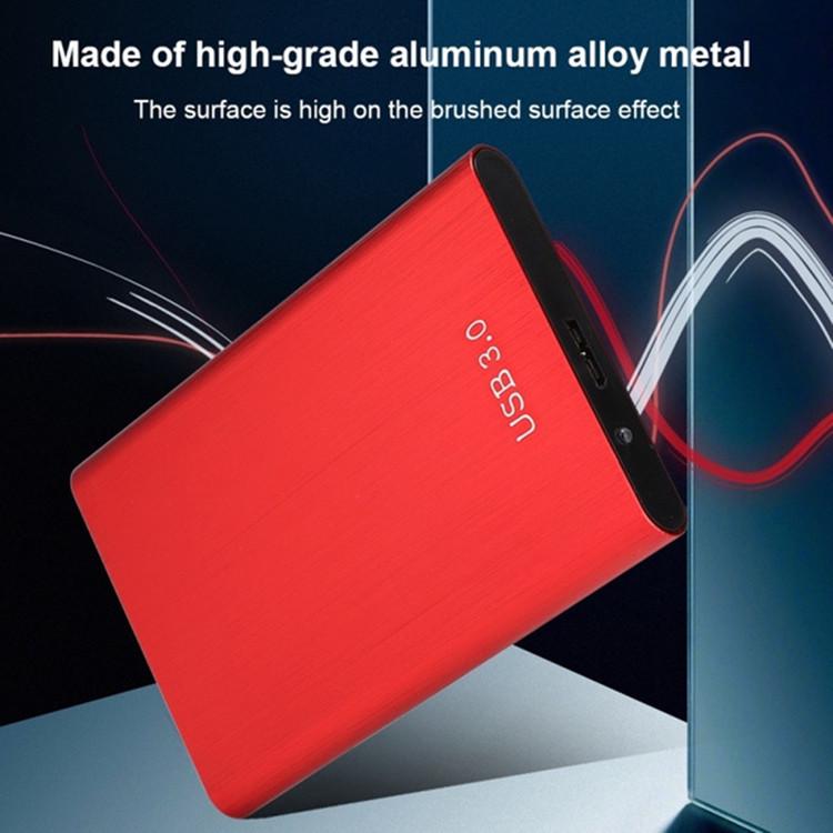 Portable 1TB-16TB USB 3.0 Brushed Metal External SSD