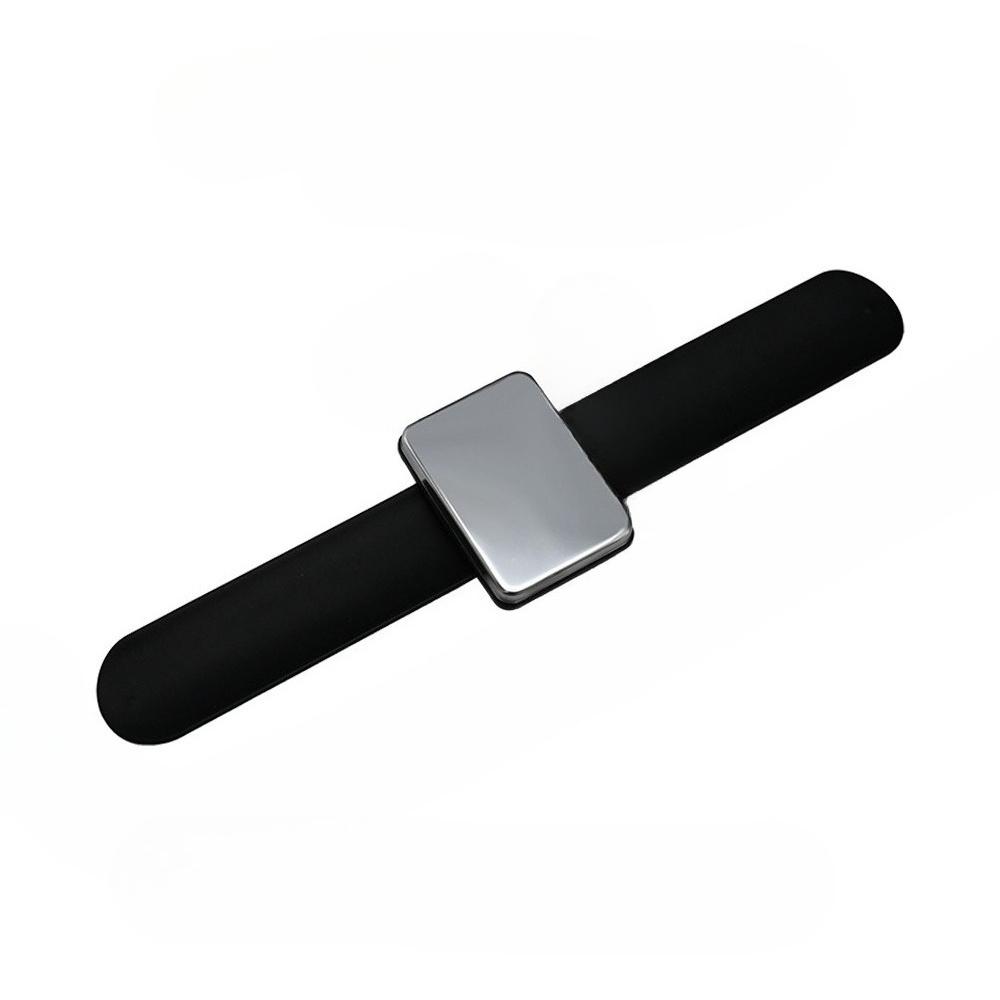 1Pc Magnet Pat Ring Wrist Soft Strap Studio Hair Disc Hair Pickup Hairpin Clip Hair Tool