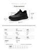 3515 Strong Man Men's Black Slip-On Sport Leather Shoes - New Style Casual Commuting Footwear