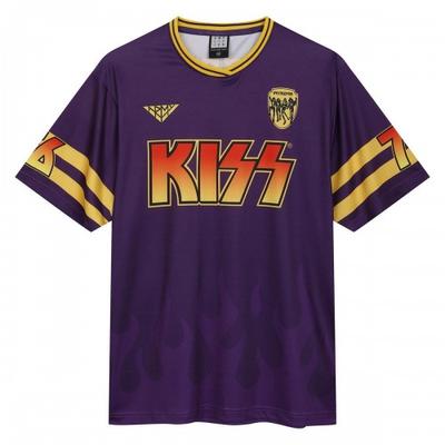 Amplified Unisex Adult Destroyer Rock FC Kiss T-Shirt