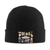 Unisex Funny Friends Collage Warm Knitted Cap Winter Knit Bonnet Hat Skullies Beanies Hip Hop Caps for Unisex