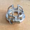 Short Cage Stainless Steel Male Chastity Lock
