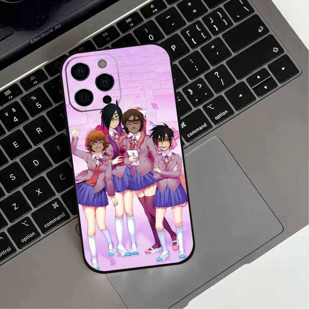 B-Boyfriend to Death BTD game Phone Case For iPhone 17,16,15,14,13,12,11 Plus,Pro Max,XS,Soft Silicone Black Cover