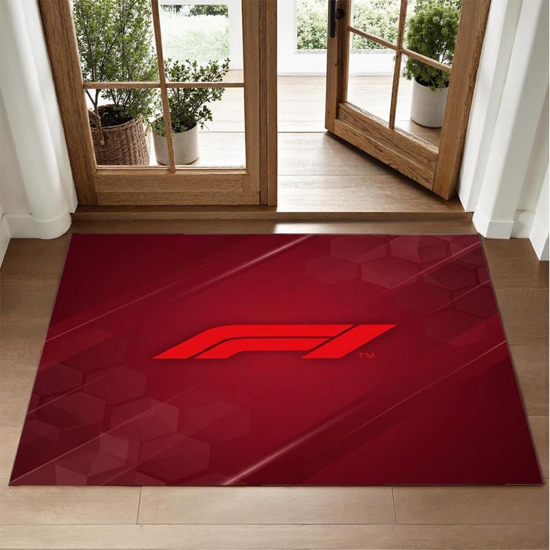 F1 Design Crystal Velvet Rug Soft Decorative Mat for Bedroom Entrance