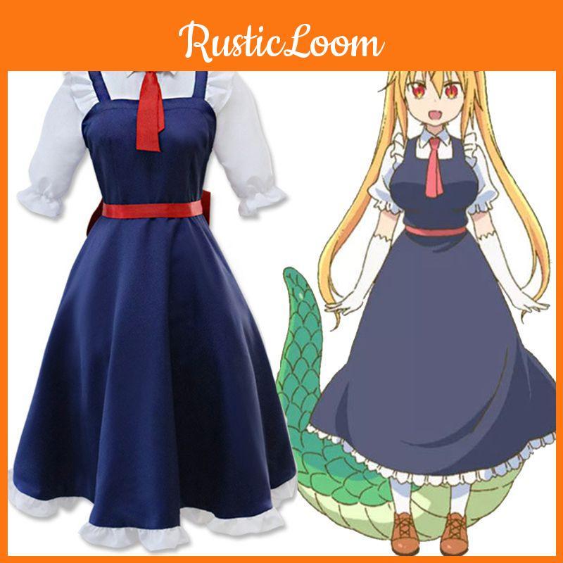 Charming Miss Kobayashi's Dragon Maid Tohru Kobayashi Halloween Dress Cosplay Costume For Unisex And Women