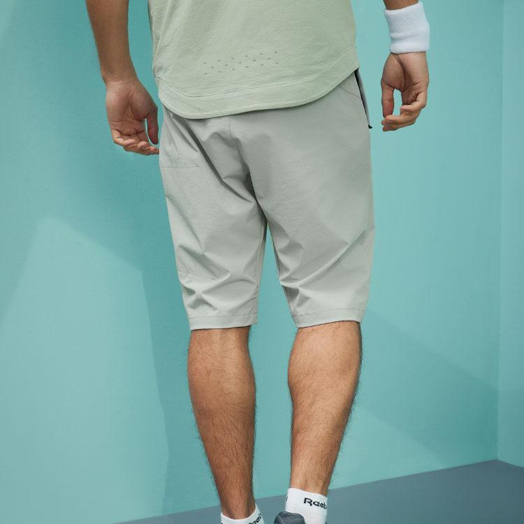 Reebok Solid Color Casual Sports Five-Point Shorts Men shorts Light-Gray 23RCS607MGG0
