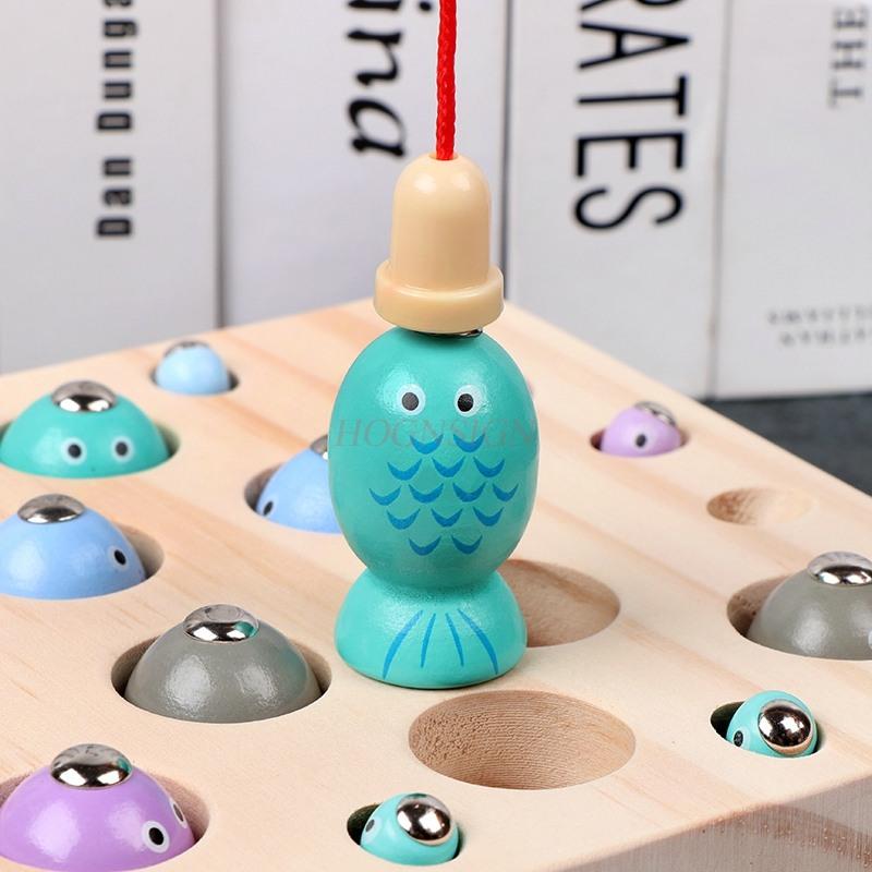 Fishing Toys For Children Boys And Girls Baby Magnetic Catching Insects Puzzle And Early Education Blocks