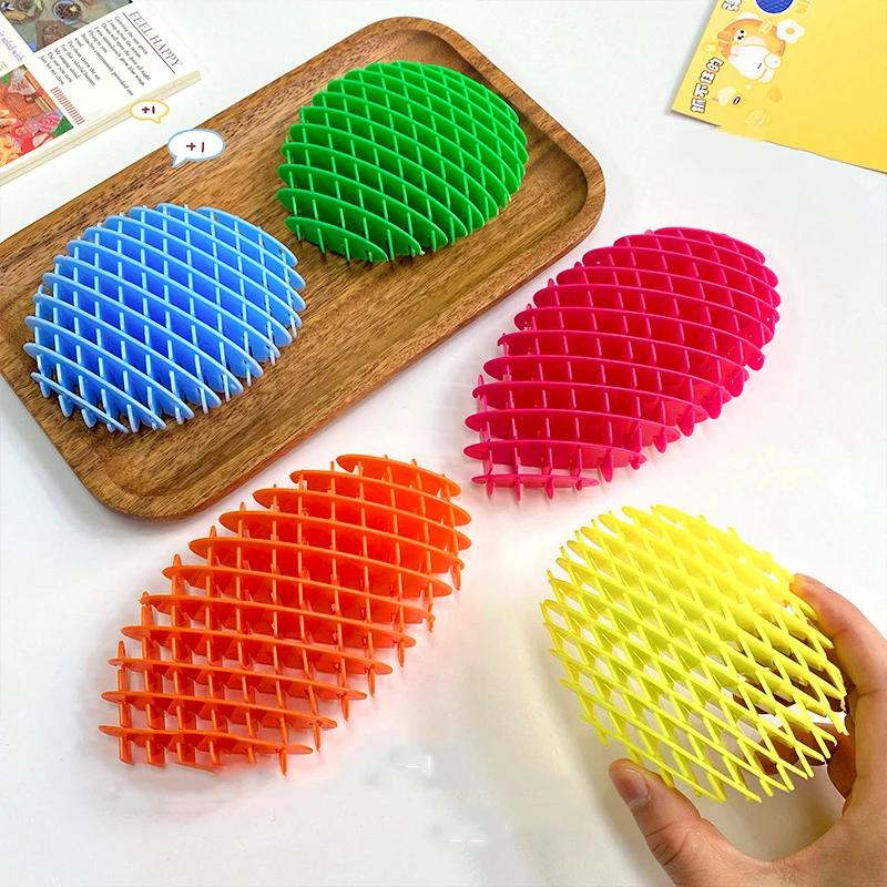 Worm Fidget Toys DIY Telescopic Deformation Elastic Mesh Stress Relief kids Toys funny Stress Ball for Children Adult Gifts 2025