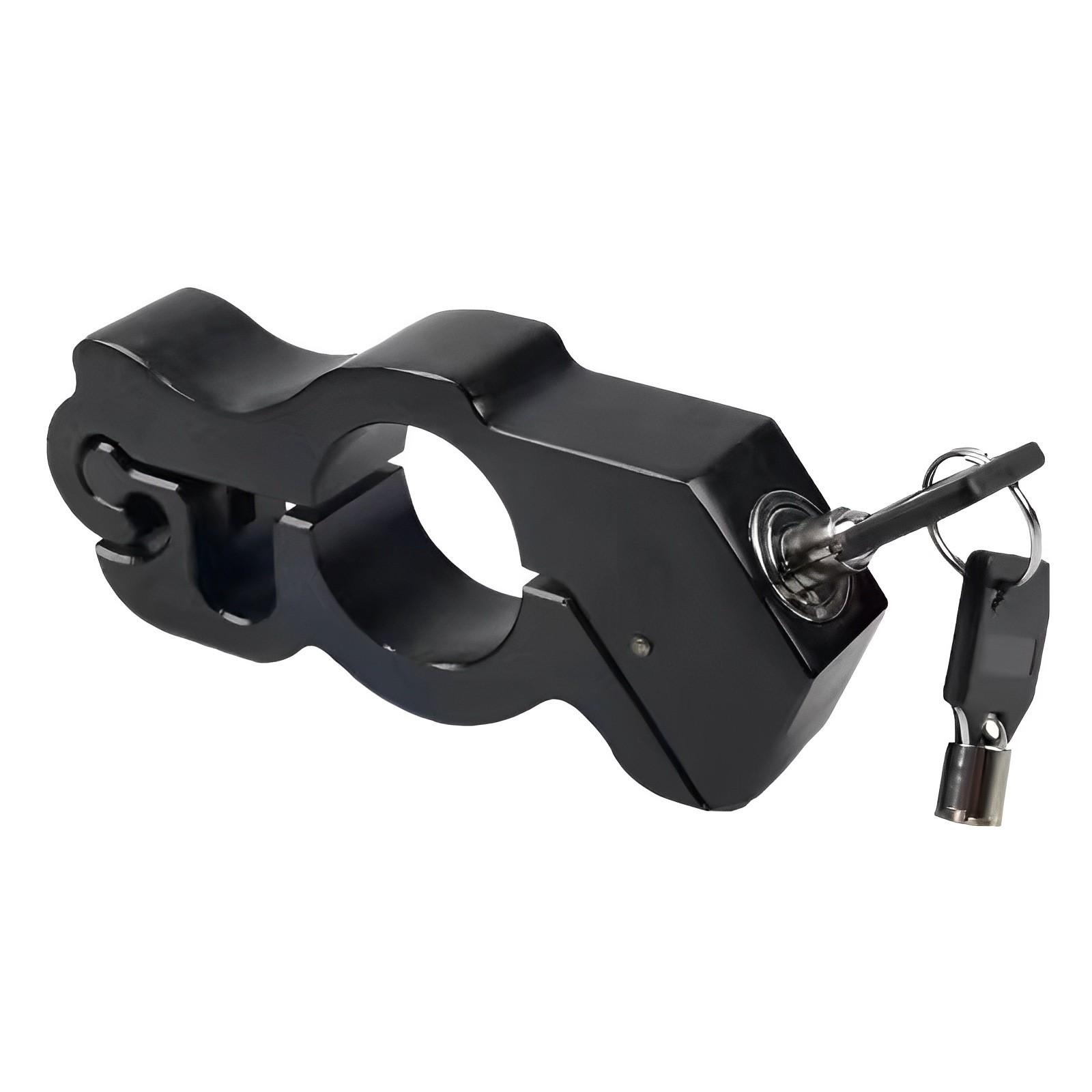 

Универсальный противоугонный замок дроссельной заслонки на руле, передний замок, замок на руле One Size