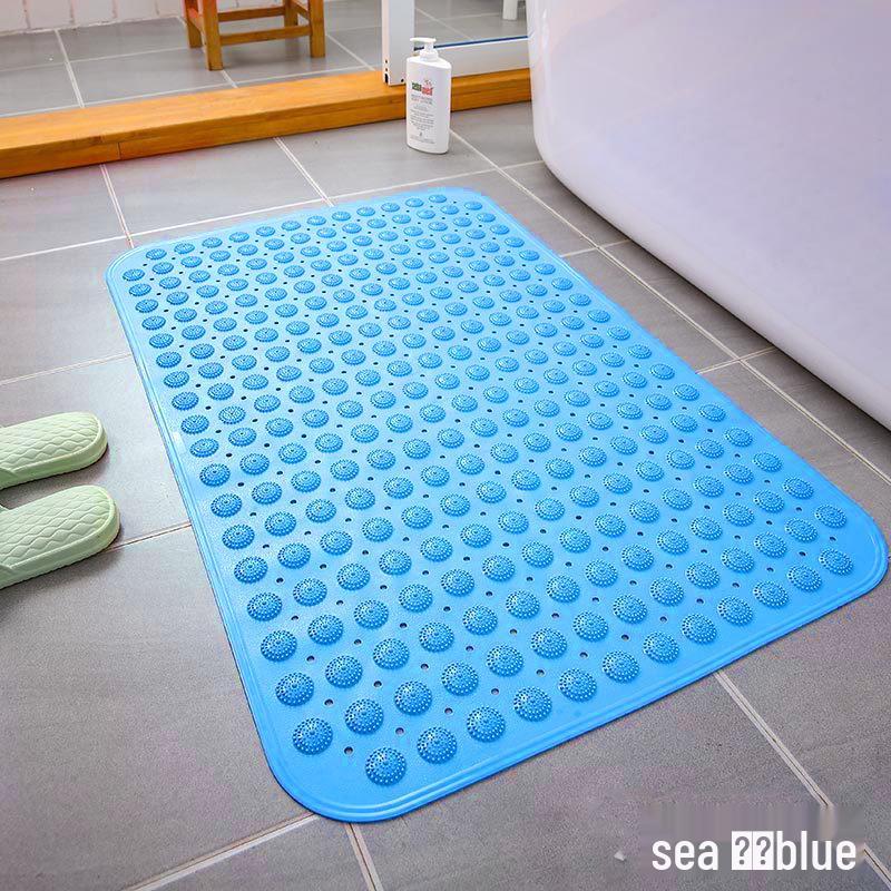 Anti-Slip Bathroom Shower & Toilet Mat with Suction Cups - Professional Foot Massage Mat 35x65cm