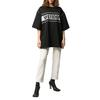 WE11DONE Classic Laser Reflective Letter Logo Unisex Printed Round Neck Short Sleeve T-Shirt Unisex T-Shirt Black WD-TP5-19-940-BK